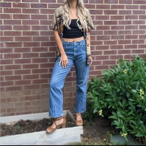 Wrangler Women's Classic Blue Straight Leg Jeans